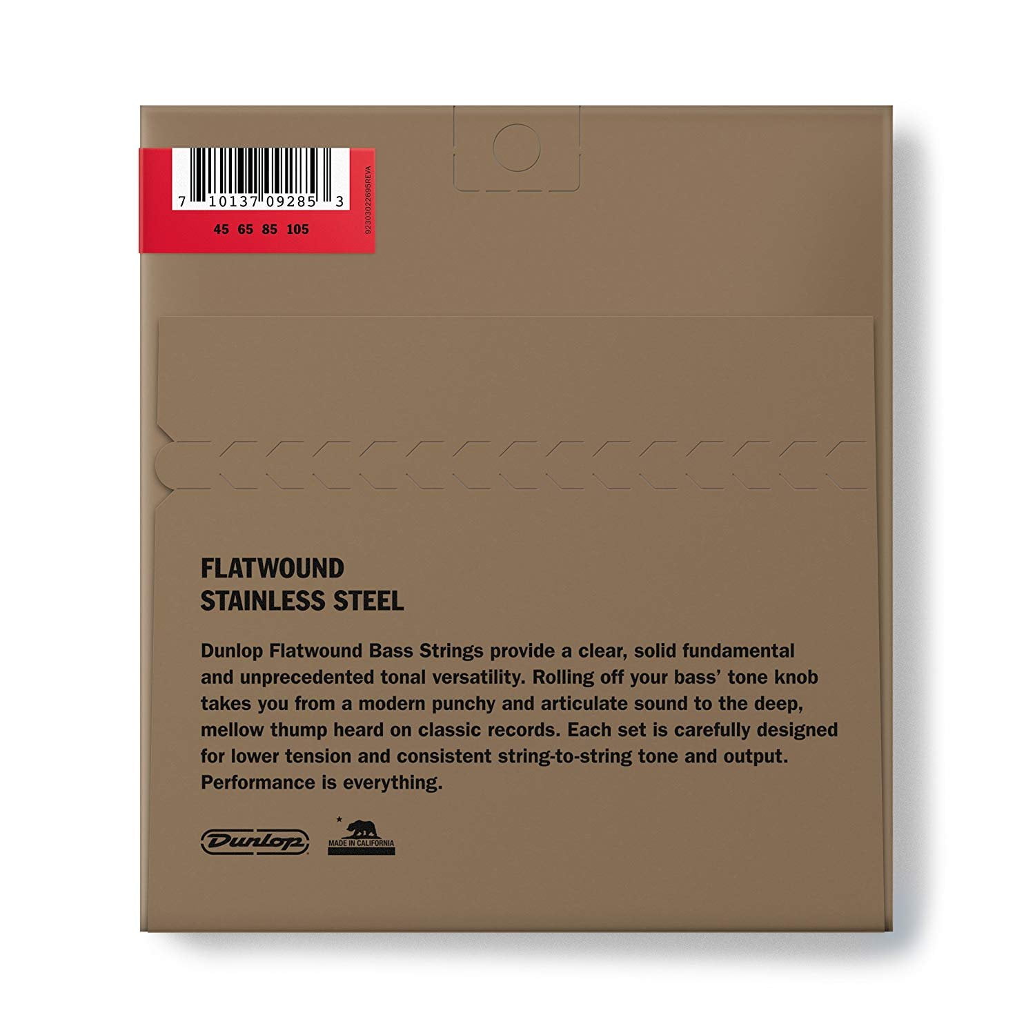 Dunlop Flatwound Bass Strings