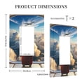 thumbnail image 3 of Fuzoiu Sunset Airplane Travel View Print Single Duplex Outlet Cover Plate, Light Switch Cover, for Receptacle Light Switch, Switch Cover Decorative Wallplate-Style U, 3 of 6