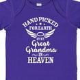 thumbnail image 4 of Inktastic Handpicked for Earth by My Great Grandma in Heaven Boys or Girls Baby Bodysuit, 4 of 5
