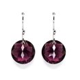 thumbnail image 2 of Aretes Zvezda Classic color Amethyst plata .925 Zvezda ZAR-CLAS14-AME, 2 of 4