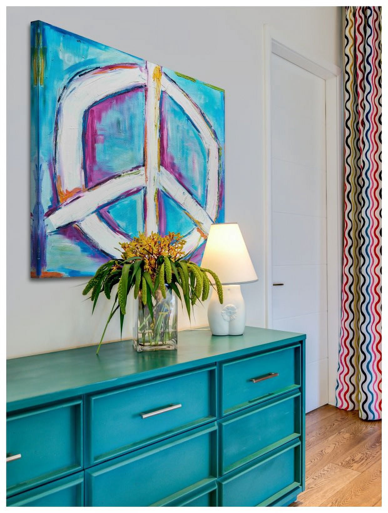 Marmont Hill "Bright Peace" by Tori Campisi Painting Print on Canvas