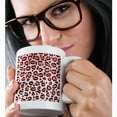 thumbnail image 2 of 3drose, Painted Leopard Print - Pink, 11oz Magic Transforming Mug, 2 of 7