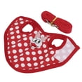 thumbnail image 2 of Guinea Pig Warm Vest,  + Flannel Cute Soft Winter Adjustable Dot Style Guinea Pig Clothes With Towing Rope For Guinea Pig S,M, 2 of 8