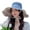 Light Blue, variant on Elegant Lady Sun hat,Large Brim Double-sided Wearable Sun hat,Summer Vacation Out Necessaries,Comfortable Sun Proof Simple Design Elegant Women Hat