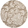 thumbnail image 1 of Safavieh Florida Shag Tapis Beige Shag - Rond 4 Pieds, 1 of 4