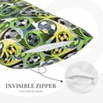 thumbnail image 5 of Fotbe Football Doodle Pillow Cases - Envelope Closure - Luxury, Extra Soft, Cooling Pillow Covers - Wrinkle, Fade, Stain Resistant(Pillow not included)-20"x30", 5 of 9