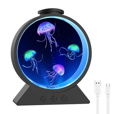 Soothing Light Aquarium Lamp With 3 Speed Selection And Leak Proof Design For Home Offices