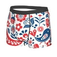 thumbnail image 2 of Kll Birds Flowers Men'S Cotton Boxer Briefs Underwear-Small, 2 of 9