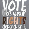 thumbnail image 3 of CafePress - VOTE Like Your Rights Depend On It Sweatshirt - Pullover Hoodie, Classic & Comfortable Hooded Sweatshirt, 3 of 4