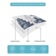 thumbnail image 5 of Blue Forests Tree Twin XL Size Down Alternative Comforter, Lightweight Comforter Quilt Bedding Set with Pillow Shams Pine Maple Trees Nature Pure Color All Seasons Bed Comforter Duvet Insert 68"x98", 5 of 7