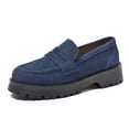 thumbnail image 1 of AIYUQI, zapatos de primavera para mujer, estilo británico, suela gruesa, estilo universitario, mocasines informales, zapatos de moda de cuero genuino para niñas, WHSLE MTO Tan Jianjun  unisex, 1 of 2