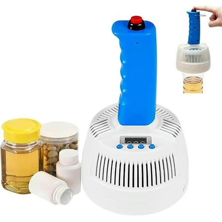GXCZ Food Saver Vacuum Sealer Machine Handheld Induction Sealer, Portable Manual Bottle Induction Sealing Machine, Aluminum Foil Sealing Machine for 20-100mm Plastic Caps Glass Bottles