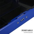 thumbnail image 3 of FESTFENDS Combination Lock Money Safe Box Metal Construction Blue for Retail Cash and Receipt Storage, 3 of 6