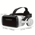 thumbnail image 6 of Ergonomic VR Glasses, Fits 3.7-7.0 Inch Phones, 110° Wide View, 4K HD Blu-ray Lens, Adjustable Headset & Breathable Cooling Mask, 6 of 10