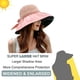 thumbnail image 4 of Sombreros de malla para el sol para mujer, ligeros, plegables, para playa, con ala ancha, sombrero de pescador, 4 of 5
