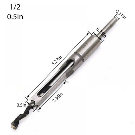 

For Woodworking Square Hole Drill Bits Wear Resistant 1pc/4pcs for Construction And Installation Higher Hardness