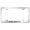 Chrome, variant on Honda Clarity Stainless Steel Wide Body License Plate Frame (Chrome)