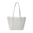 thumbnail image 1 of Bolsa de mujer para mujer de mano rombal suaves gran capacidad para regalo (blanco) Tmvgtek Para Estrenar, 1 of 9