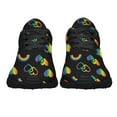 thumbnail image 3 of Rainbow Shoes, Unisex Fashion LGBT Sneakers for Men Women Black Size 4.5, 3 of 7