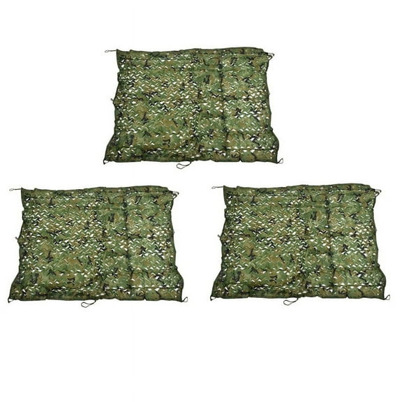 3pcs 2M x 1.5M Hide Camouflage Net Hunting Oxford Fabric Camo Netting,3 X Camouflage Net