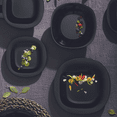 thumbnail image 2 of Plato Carine de Opal Para Postre Negro 6 Piezas, 2 of 3