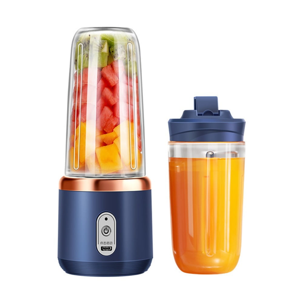 Gangdao Portable Blender, Wireless Rechargeable Juicer Cup With 2 Replaceable Cups