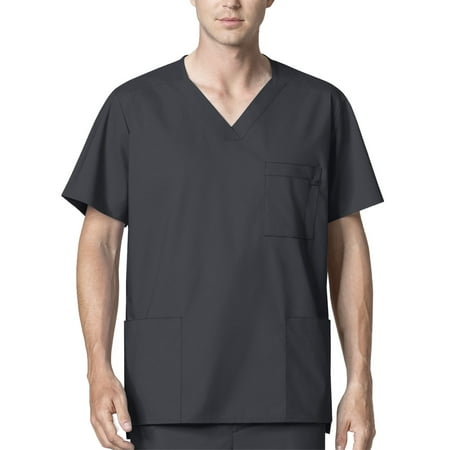 

WonderWink WonderWORK Men s V-Neck Top Scrub Top