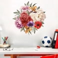 thumbnail image 3 of Cateissary Pegatinas de pared, papel tapiz de flores rosas hermosas, calcomanías autoadhesivas simples, póster, Mural, telón de fondo, pegatina Decoración del hogar, 3 of 6