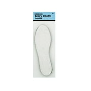 Women's terry cloth insoles assorted sizes (Available in a pack of 24)
