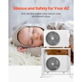 thumbnail image 5 of VEVOR Mini Split Ground Stand, Anti-Vibration Mini Split Stand for 9000-18000 BTU Ductless Air Conditioner Heat Pump, Heavy Duty AC Base Bracket Floor Mount w/ 551LBS Max. Load,Dual Levels, 5 of 9