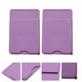 thumbnail image 3 of 2Pcs Practical Silicone Cell Phone Back Pouch Card Holder Adhesive Phone Pocket, 3 of 8