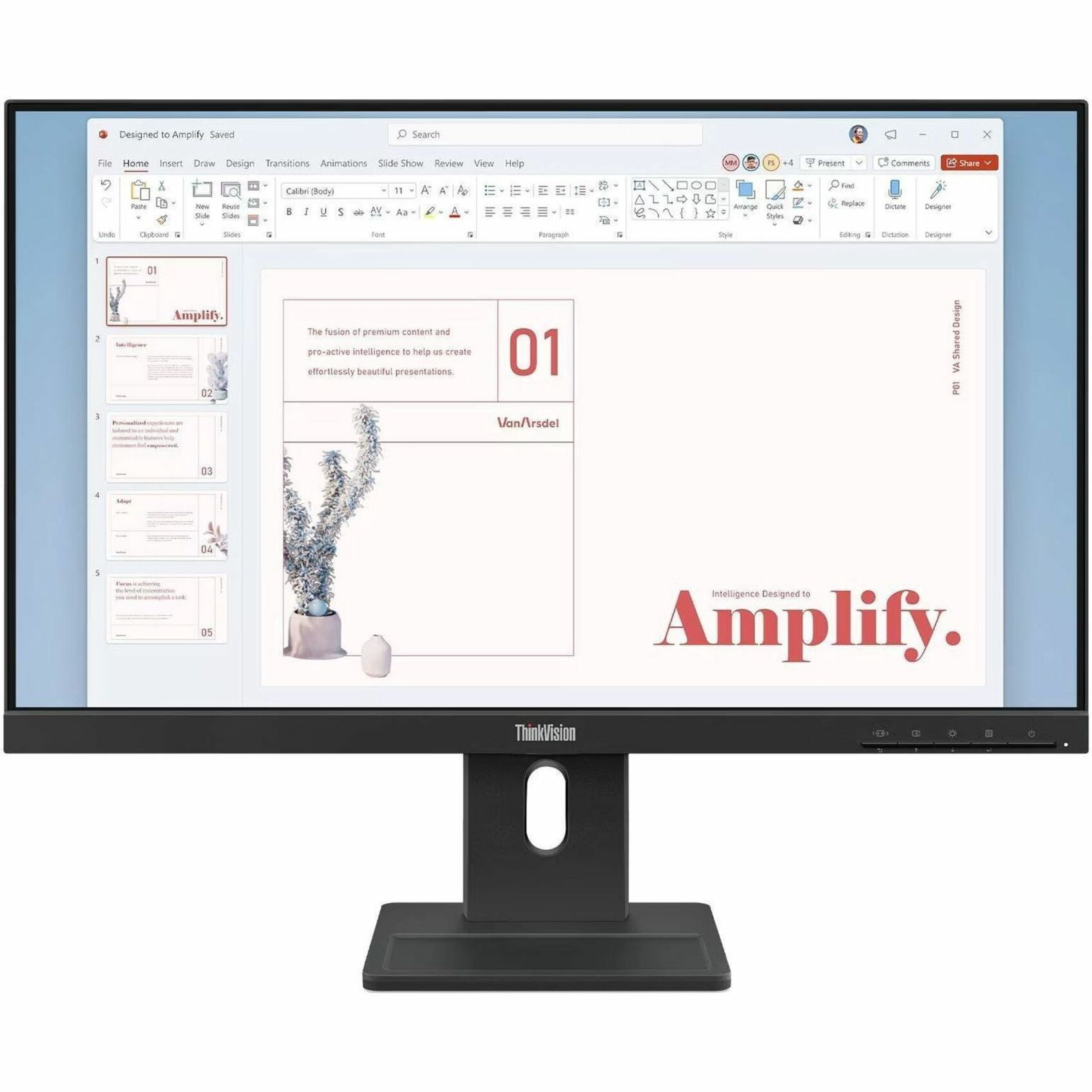 Lenovo ThinkVision E24-40 24" Class Full HD LED Monitor 16:9 Raven Black