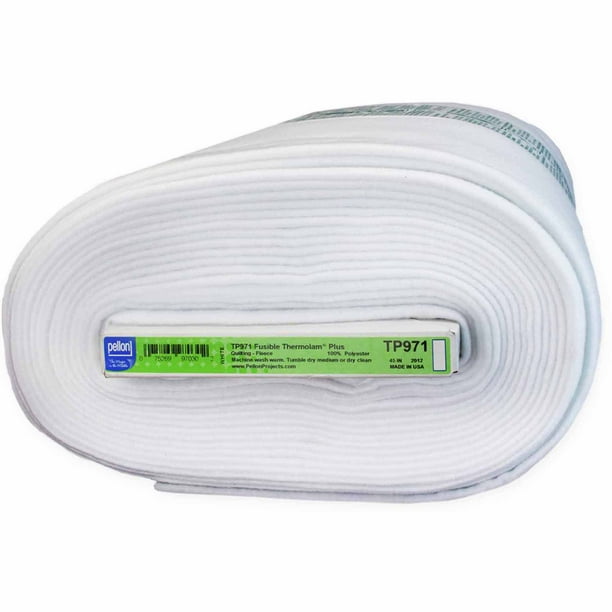 Pellon TP971F Craft Fleece Batting 45" x 10 Yards by the Bolt White