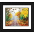 thumbnail image 1 of Gercken, Graham 18x15 Black Ornate Wood Framed with Double Matting Museum Art Print Titled - Fall Landscape, 1 of 4