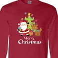 thumbnail image 4 of Inktastic Merry Christmas Long Sleeve T-Shirt, 4 of 5