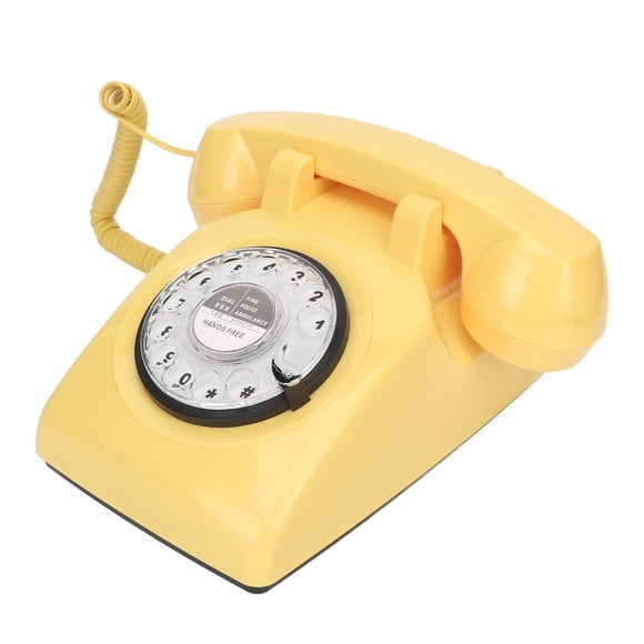 Old Fashioned Rotary Telephone,Retro Rotary Dial Telephone Vintage Mechanical Ringer Phone Retro Landline Telephone Achieve More