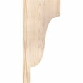 thumbnail image 3 of 3 1/2"W x 10"D x 22"H Newport Smooth Corbel, Douglas Fir, 3 of 9