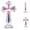 Dazzling, variant on Hand Carved K9 Crystal Cross 5.9 Inch Tabletop Religious Figurine for Home Altar and Office Desk Decor