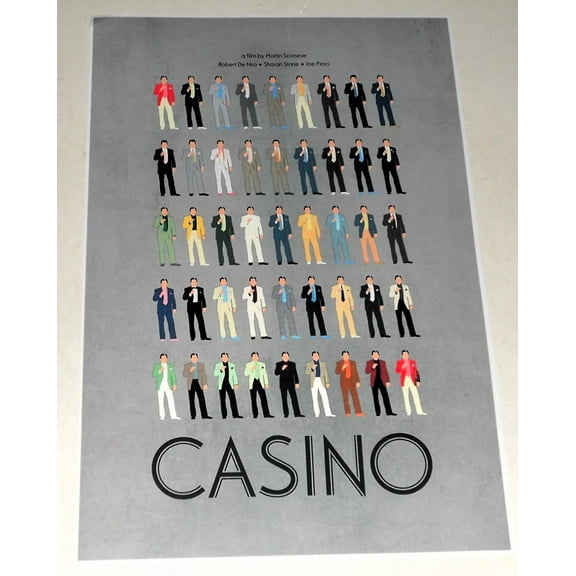 Robert DeNiro Different Suits Poster Martin Scorcese 1995 Casino 19"x13"