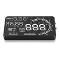 thumbnail image 4 of Car HUD,A8 5.5'' OBD II Speed Warning Car Warning System Solid Performance, 4 of 14