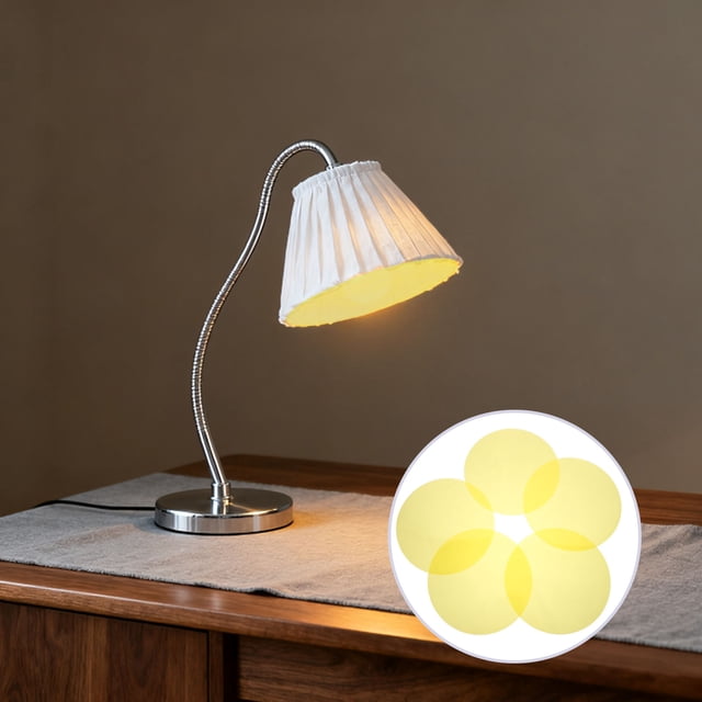 Phenofice 15Ud Adhesivo Para Lámparas Cálido Color Amarillo Sin Herramientas