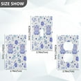 thumbnail image 2 of Cute Baby Hippopotamus Light Switch Cover Switch Plate Outlet Cover Plug Cover for Electrical Outlet, 2 of 6