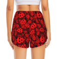thumbnail image 3 of Picia Ladybugs 1 Pattern Women's 2 in 1 Athletic Running Shorts High Waisted Workout Casual Gym Sweat Shorts with Comfy Liner Zipper Pockets-X-Large, 3 of 9