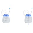 thumbnail image 2 of Qarigey Bolsa urinaria Bolsa de drenaje de botella de agua de bolsillo de gran capacidad Dispositivo de válvula antirreflujo Paquete de 20 piezas 2Conjunto, 2 of 6