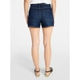 thumbnail image 4 of Time and Tru Women's High Rise Patch Pocket Denim Shorts, 4" Inseam, Sizes 0-20, 4 of 6