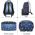 thumbnail image 6 of Yuyamidu Penguin Backpacks for Girls Boys School Bookbag with 2 Sides Mesh Pockets, High School Back Pack Kids Teens Schoolbag Trabel Daypacks, 6 of 7