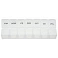 thumbnail image 2 of Portable Pill Box Lightweight Pill Storage Container Transparent Medicine Box, 2 of 8