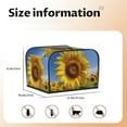thumbnail image 5 of Haiem Sky Golden Sunflower Field A Print Toaster Covers 4 Slice Wide Slot,Bread Dust Cover & Fingerprint Protection,Bread Machine Cover,Appliance Covers, 5 of 7