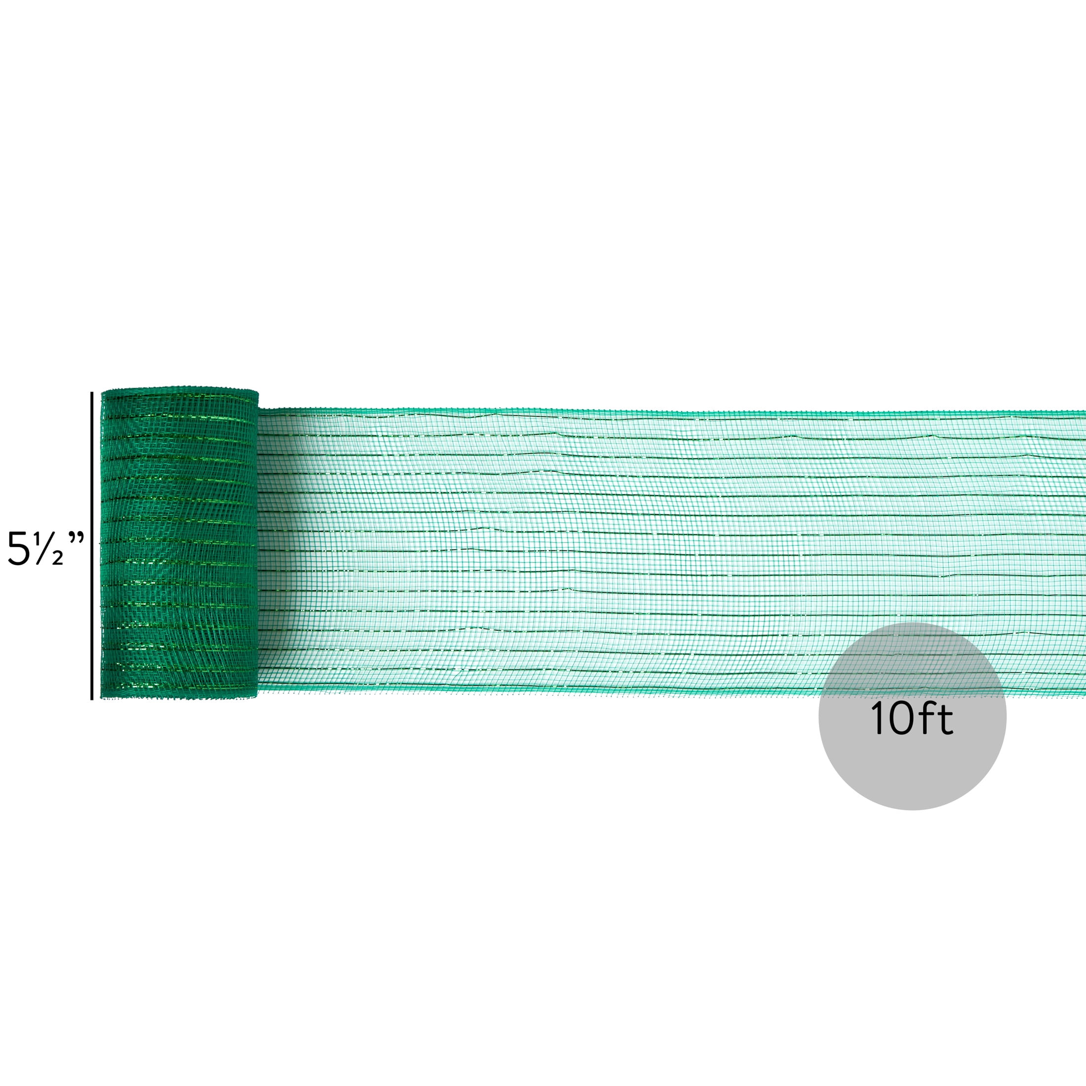 Simplicity mesh emerald 5.5in 10 yard, prefect for wreaths and decorating