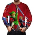 thumbnail image 3 of The Legend Of Zelda Game Unisex Pullover Hoodie Fashion Round Neck Sweatshirts Sweater For Mens Womens, 3 of 6